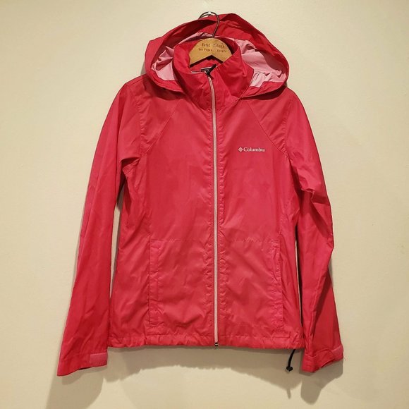Columbia Jackets & Blazers - Like New Columbia Rain Coat, Magenta, Small